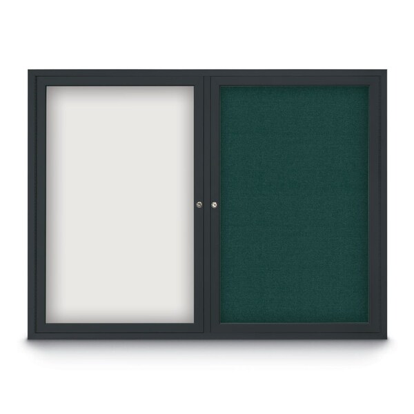 Corkboard, Cobalt/Bronze, 36" x 36"